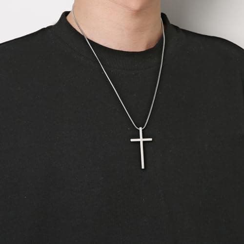 Philippians 4:13 Cross Necklace for Strength
