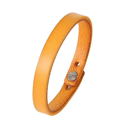 Adjustable Leather Cuff Bracelet: Steampunk Style Wristband