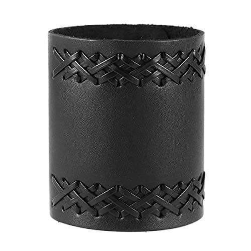Handmade Leather Bracelet with Adjustable Buckle