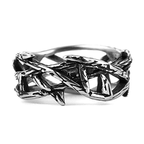 HZMAN Stainless Steel Lucky Branch Ring