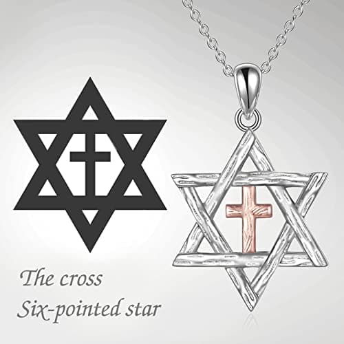 Star of David Necklace: Jewish Christian Jewelry Gift