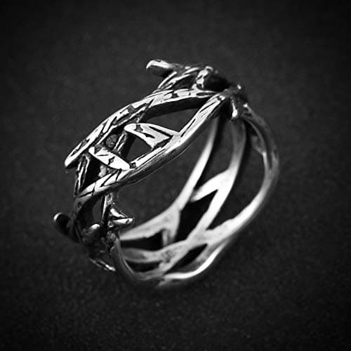 HZMAN Stainless Steel Lucky Branch Ring