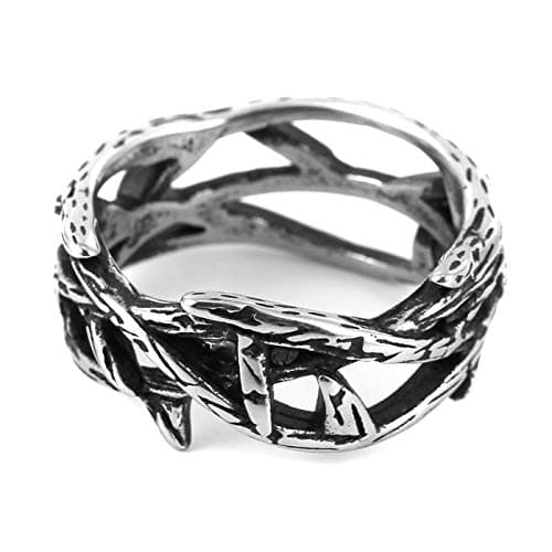 HZMAN Stainless Steel Lucky Branch Ring