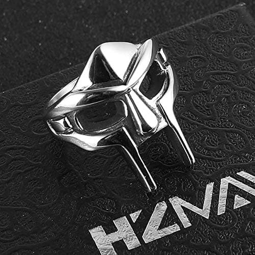 HZMAN Gothic Biker Punk Stainless Steel Viking Ring