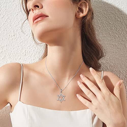 Star of David Necklace: Jewish Christian Jewelry Gift