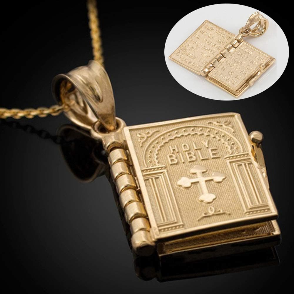Christian Miniature Bible Necklace for Young Adults